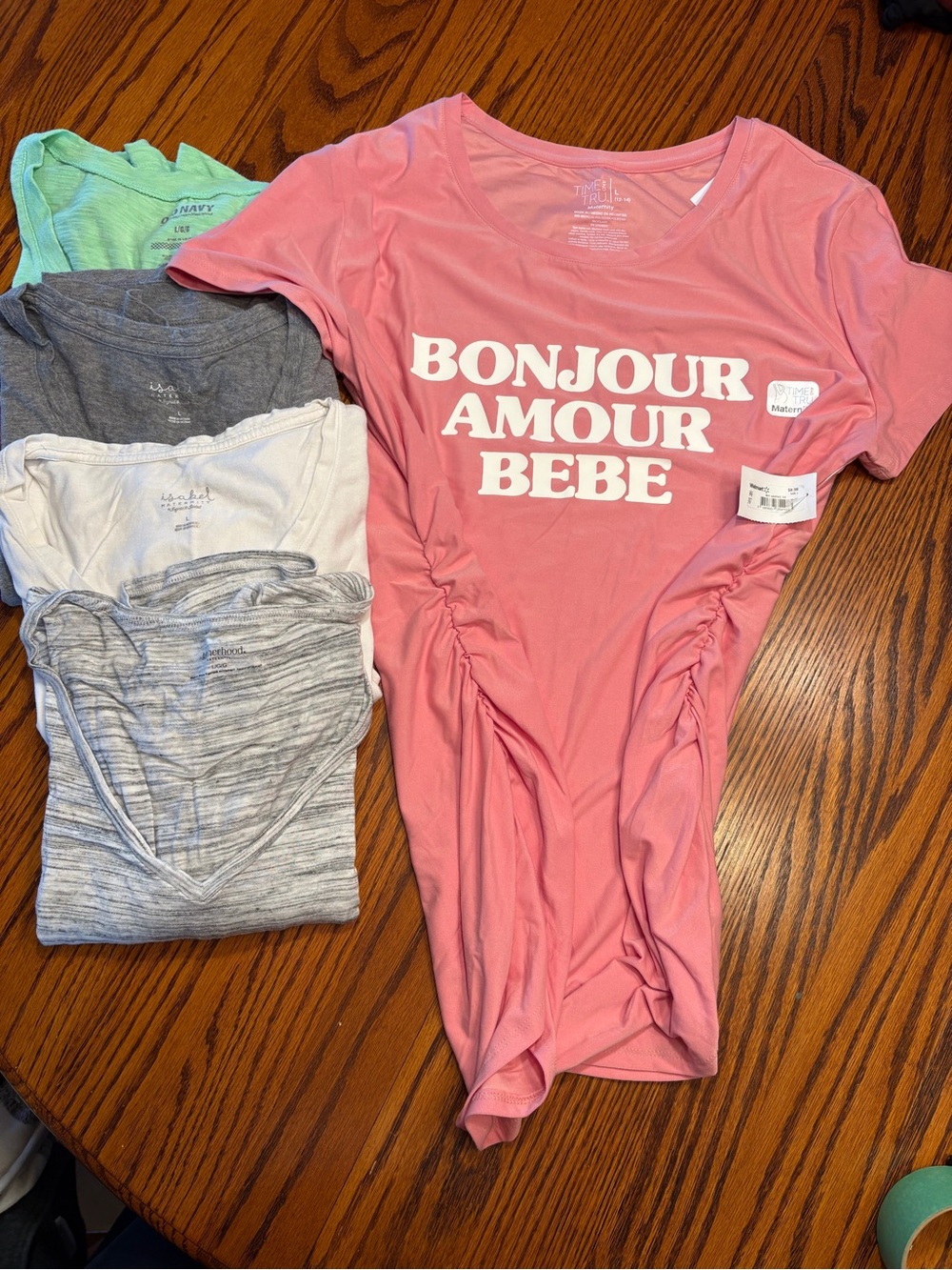 LOT of 5 Maternity T-Shirts